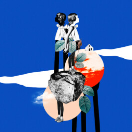  communication collage illustration